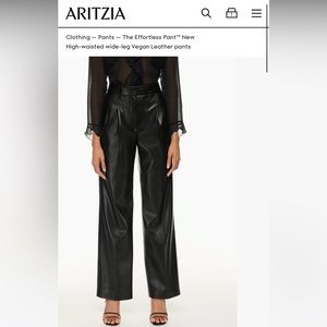 Aritzia Leather Pants